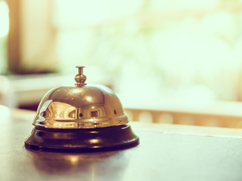 Hotel bell - vintage filter